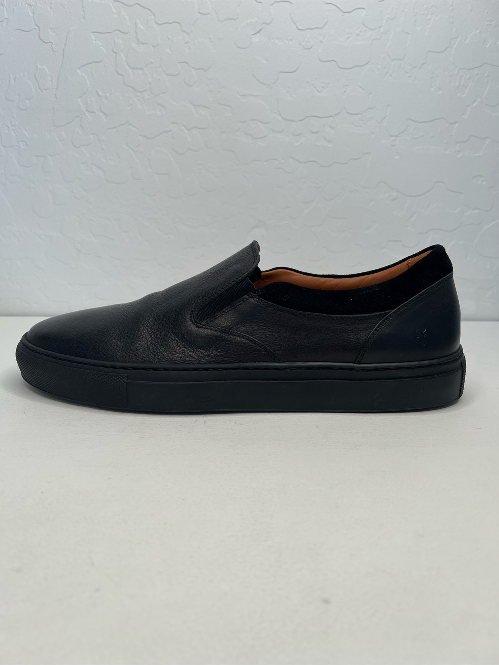 Frye Owen Gore 80017 Mens Black Leather Slip On Casual Loafers Shoes size 10 - Picture 5 of 14